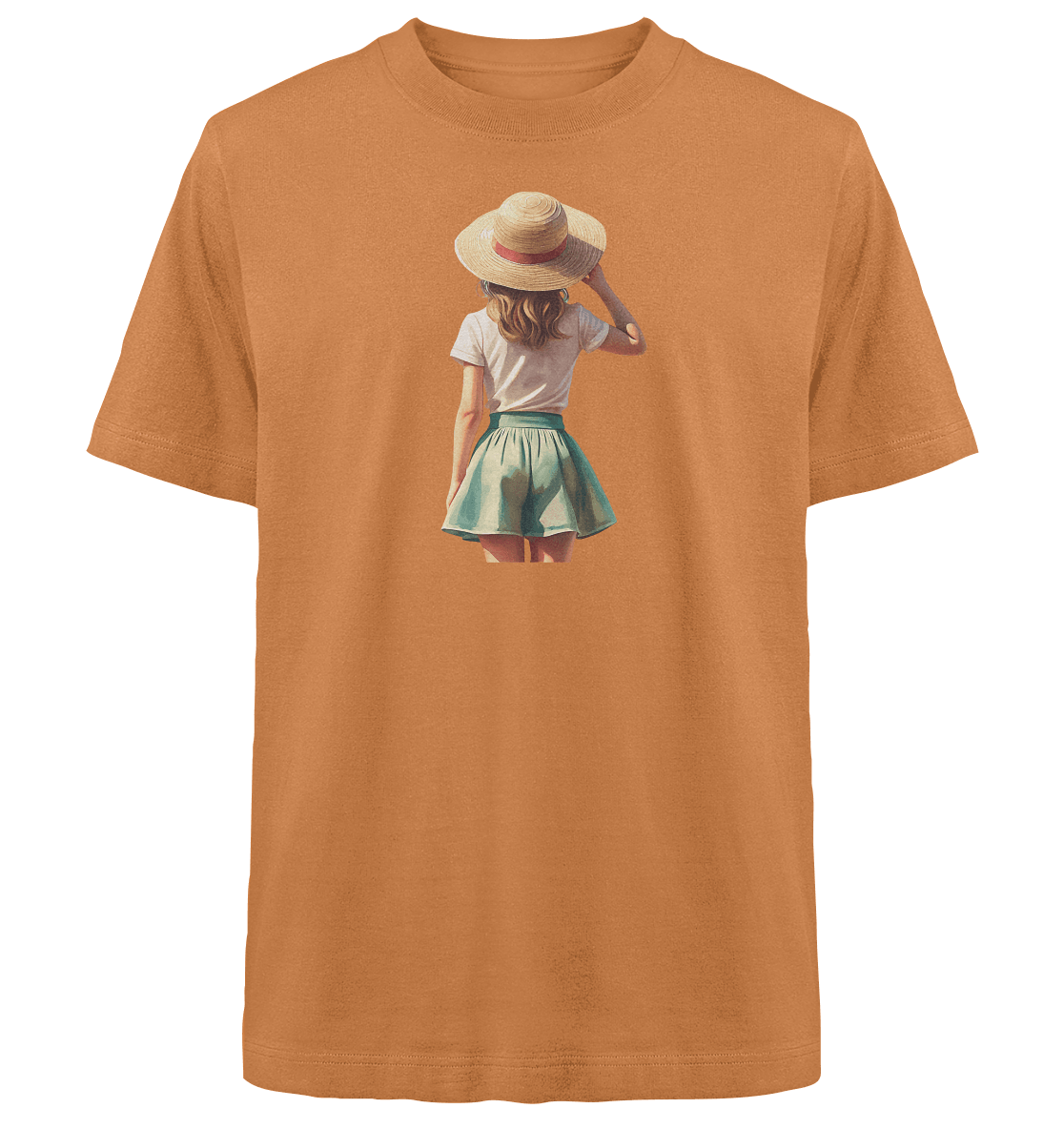 Summer Girl - Heavy Oversized Organic Shirt - ArtfulShenwyn