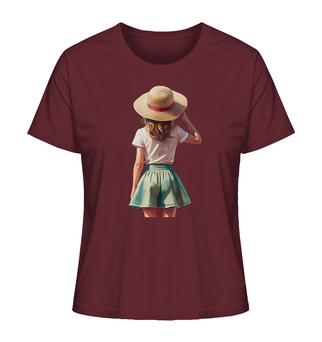 Summer Girl - Ladies Organic Shirt - ArtfulShenwyn