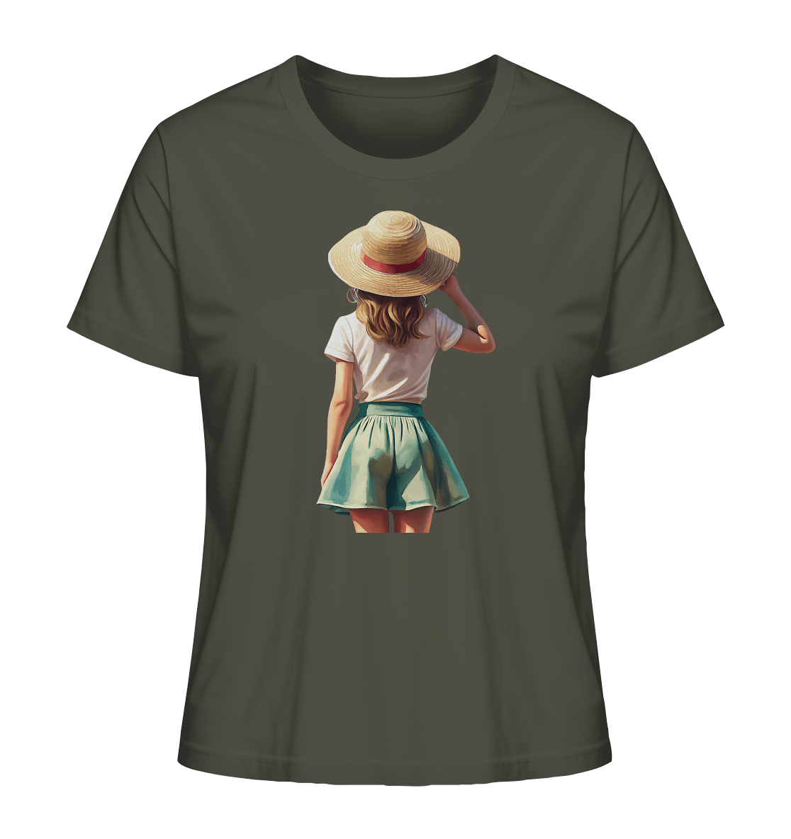 Summer Girl - Ladies Organic Shirt - ArtfulShenwyn