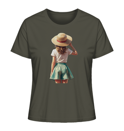 Summer Girl - Ladies Organic Shirt - ArtfulShenwyn