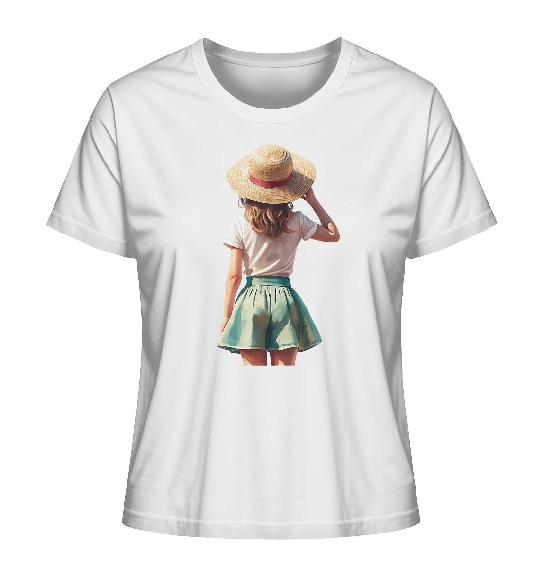 Summer Girl - Ladies Organic Shirt - ArtfulShenwyn