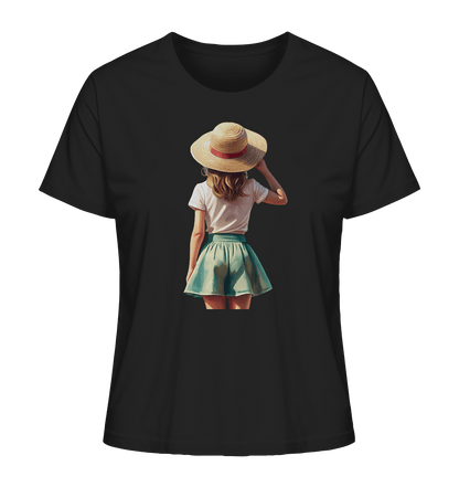 Summer Girl - Ladies Organic Shirt - ArtfulShenwyn