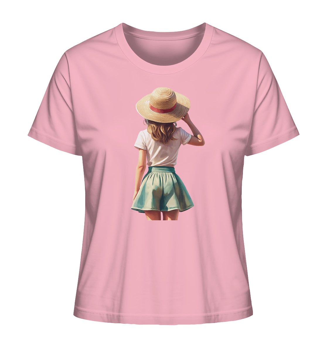 Summer Girl - Ladies Organic Shirt - ArtfulShenwyn