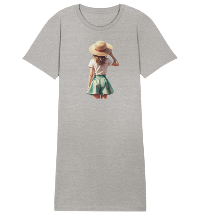 Summer Girl - Ladies Organic Shirt Dress - ArtfulShenwyn