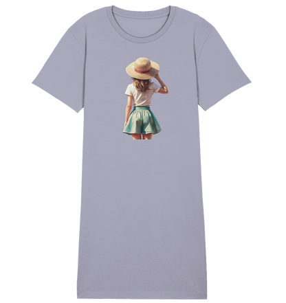 Summer Girl - Ladies Organic Shirt Dress - ArtfulShenwyn