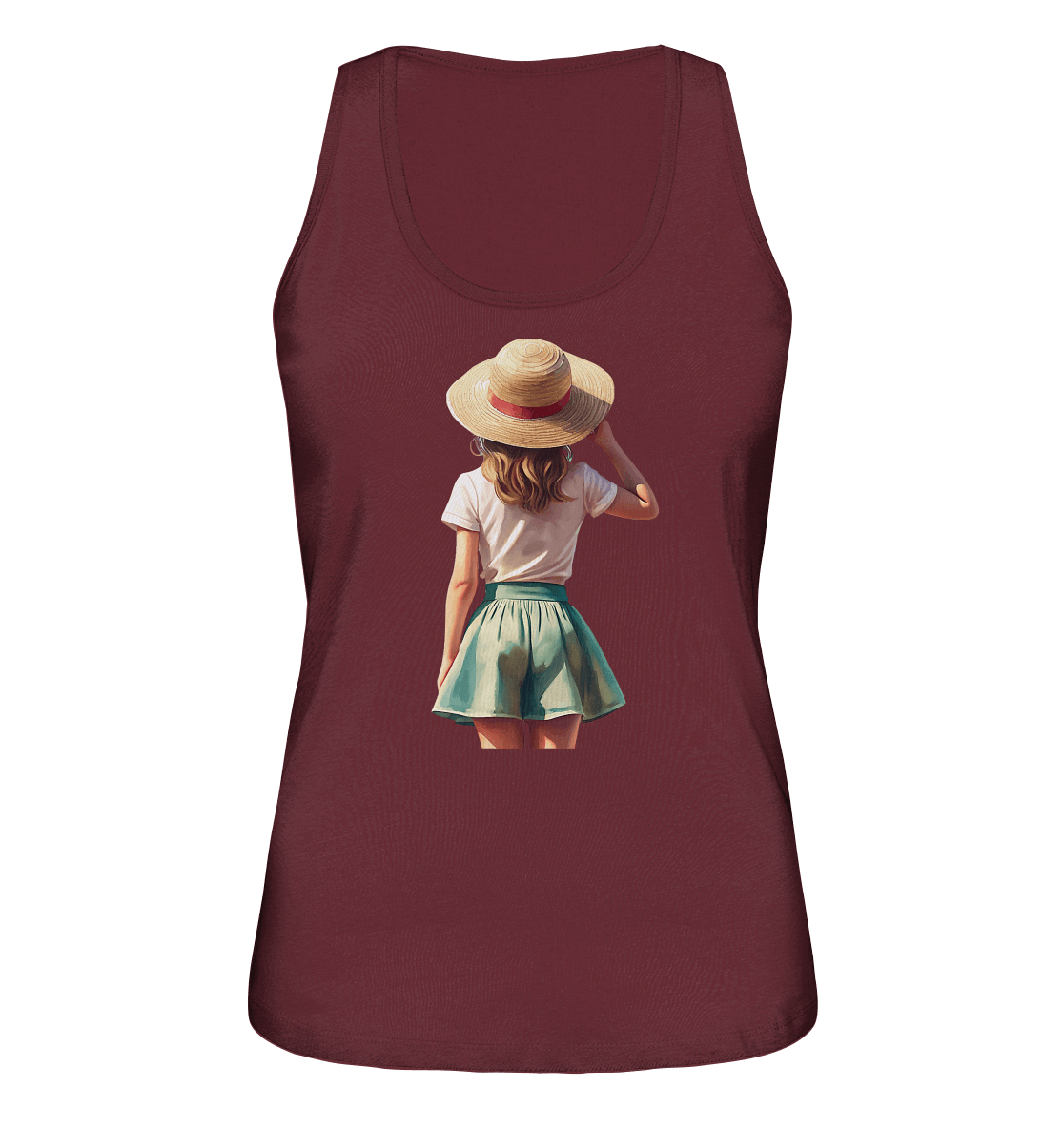 Summer Girl - Ladies Organic Tank-Top - ArtfulShenwyn