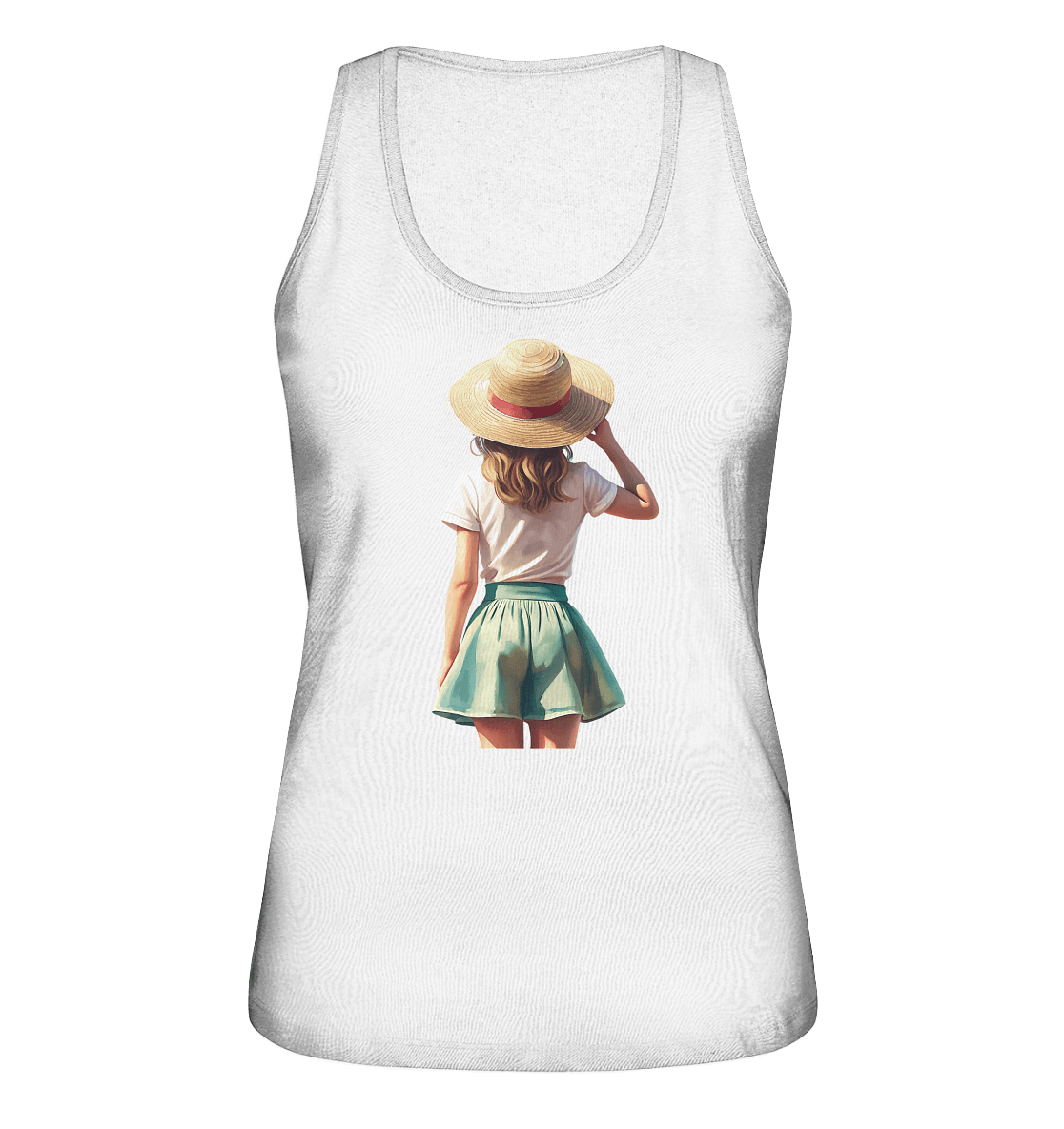 Summer Girl - Ladies Organic Tank-Top - ArtfulShenwyn