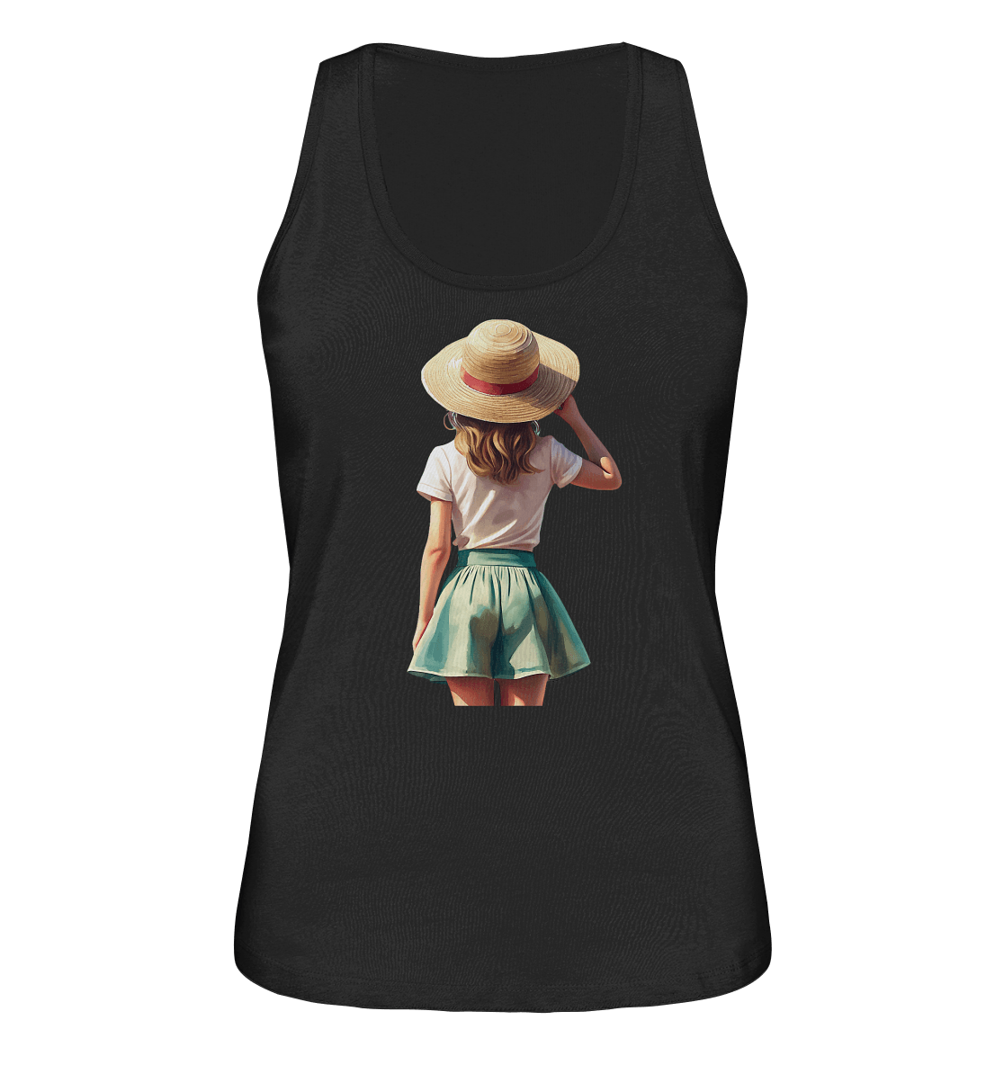 Summer Girl - Ladies Organic Tank-Top - ArtfulShenwyn