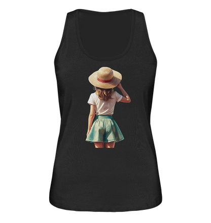 Summer Girl - Ladies Organic Tank-Top - ArtfulShenwyn