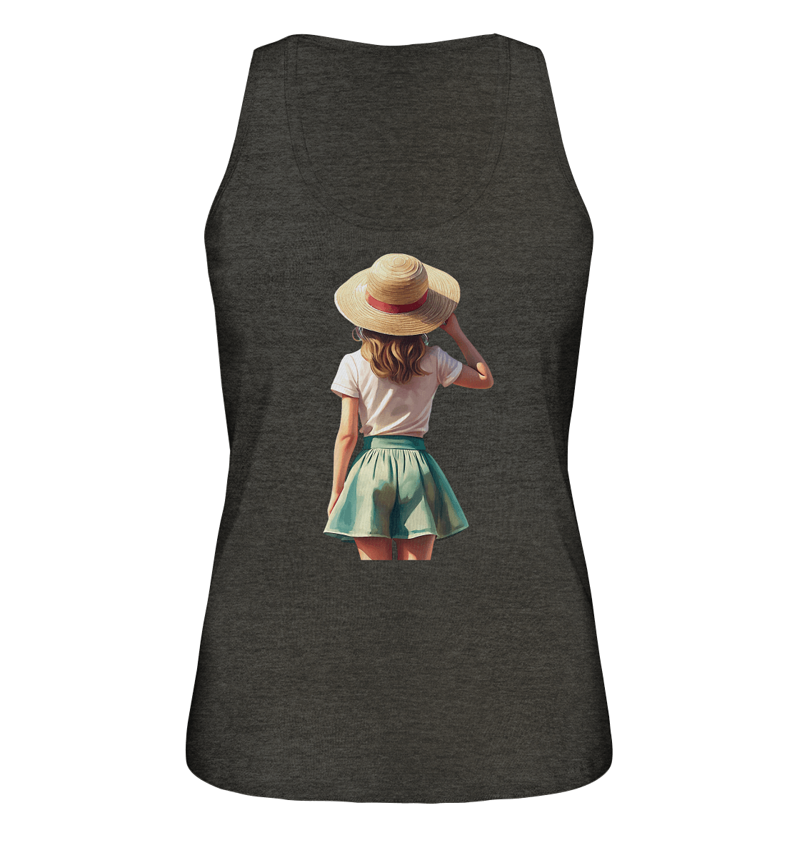 Summer Girl - Ladies Organic Tank-Top - ArtfulShenwyn