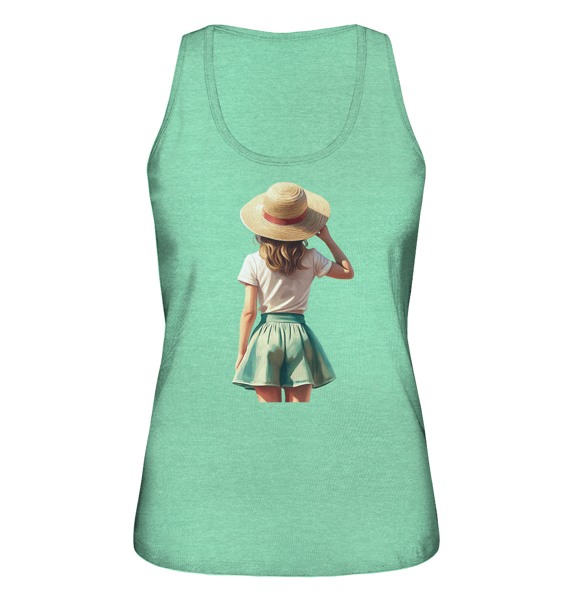 Summer Girl - Ladies Organic Tank-Top - ArtfulShenwyn