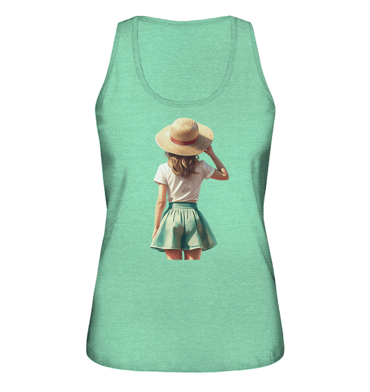 Summer Girl - Ladies Organic Tank-Top - ArtfulShenwyn