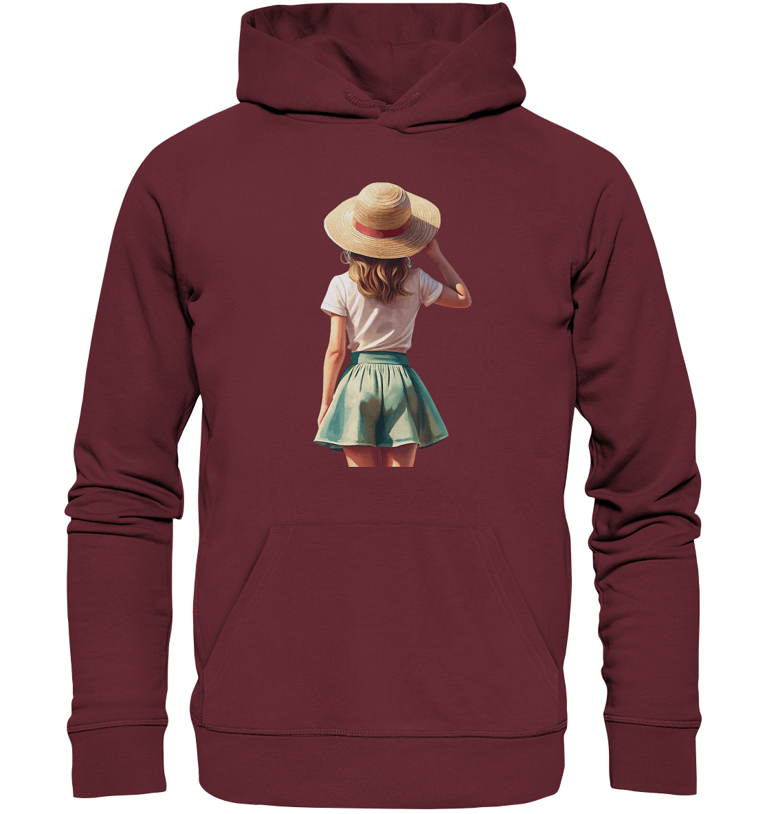 Summer Girl - Organic Basic Hoodie - ArtfulShenwyn