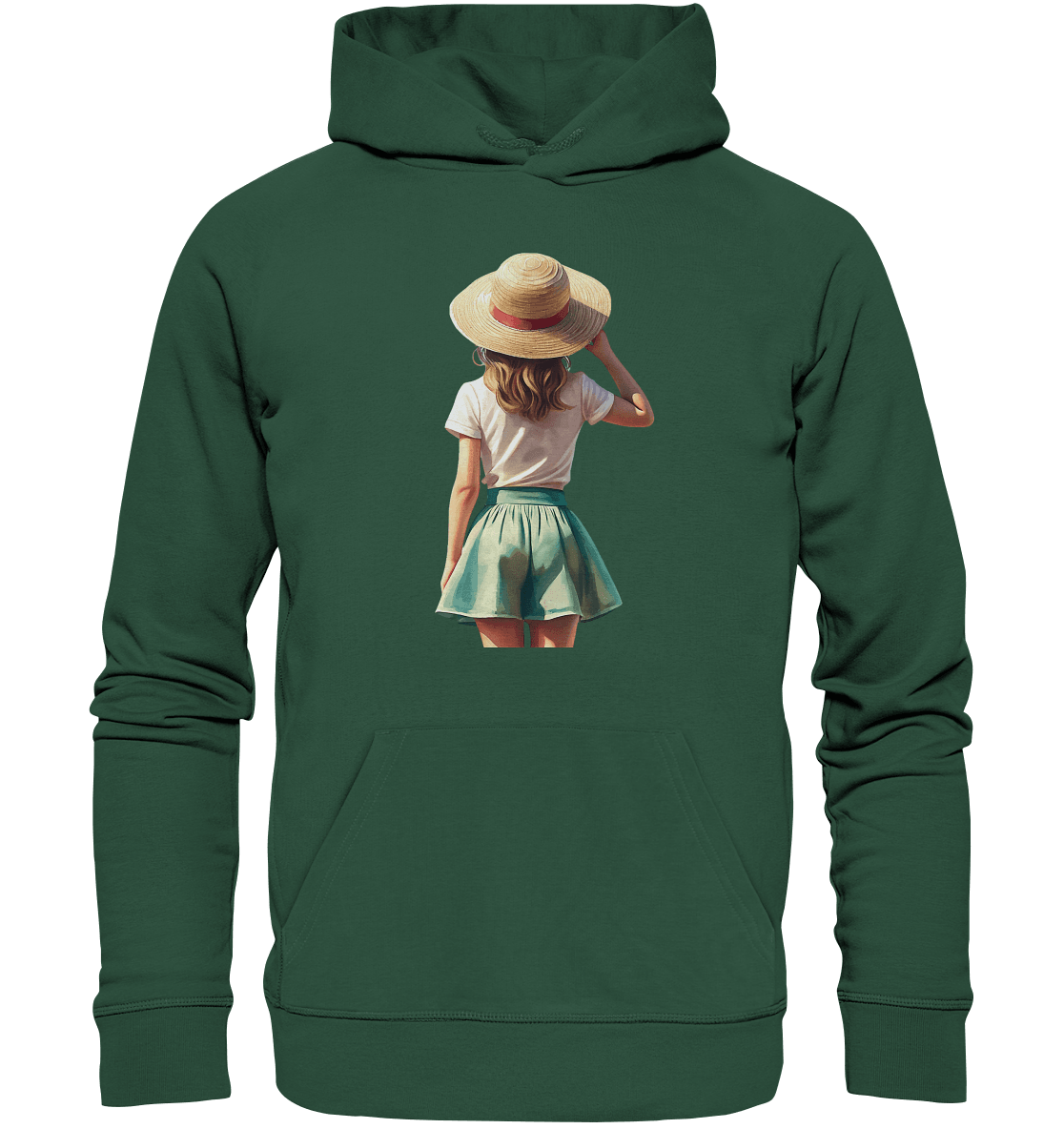 Summer Girl - Organic Basic Hoodie - ArtfulShenwyn