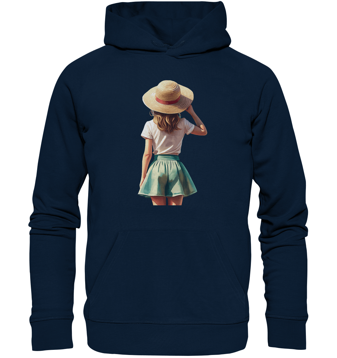 Summer Girl - Organic Basic Hoodie - ArtfulShenwyn