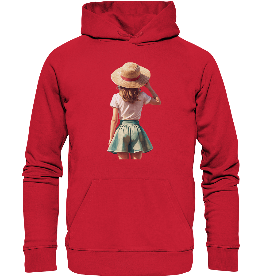 Summer Girl - Organic Basic Hoodie - ArtfulShenwyn