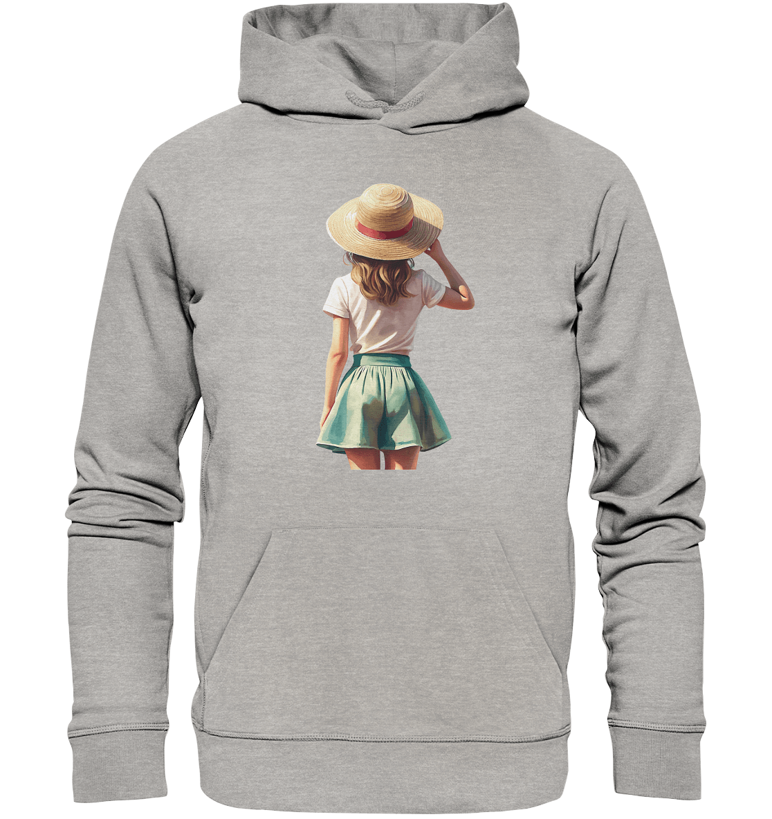 Summer Girl - Organic Basic Hoodie - ArtfulShenwyn