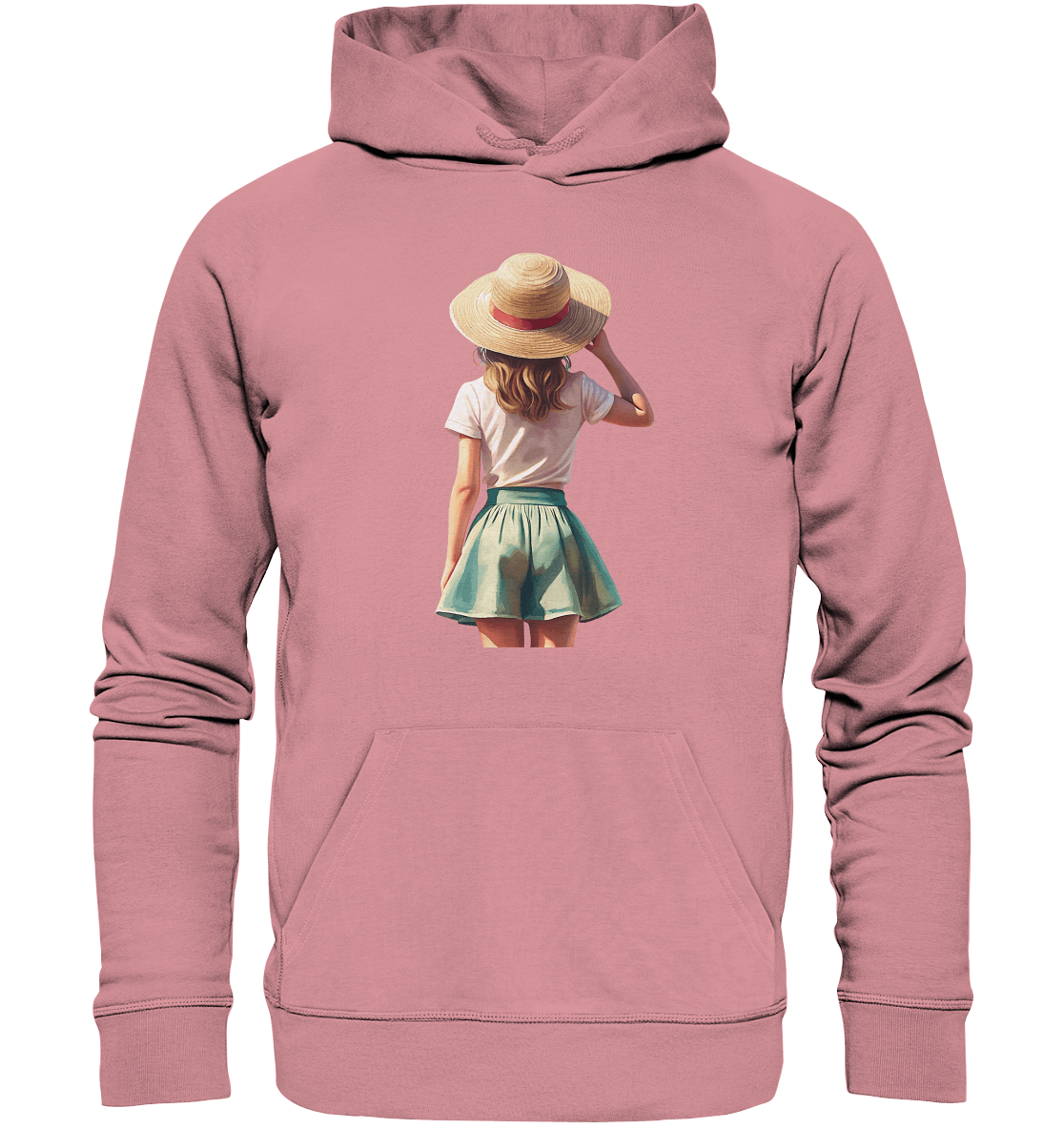 Summer Girl - Organic Basic Hoodie - ArtfulShenwyn