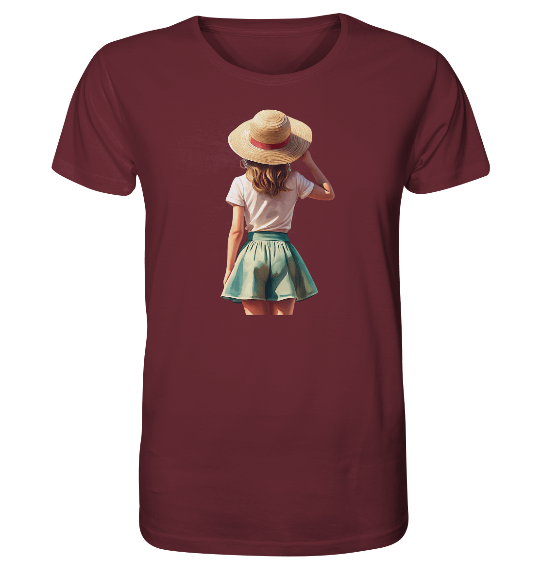 Summer Girl - Organic Basic Shirt - ArtfulShenwyn