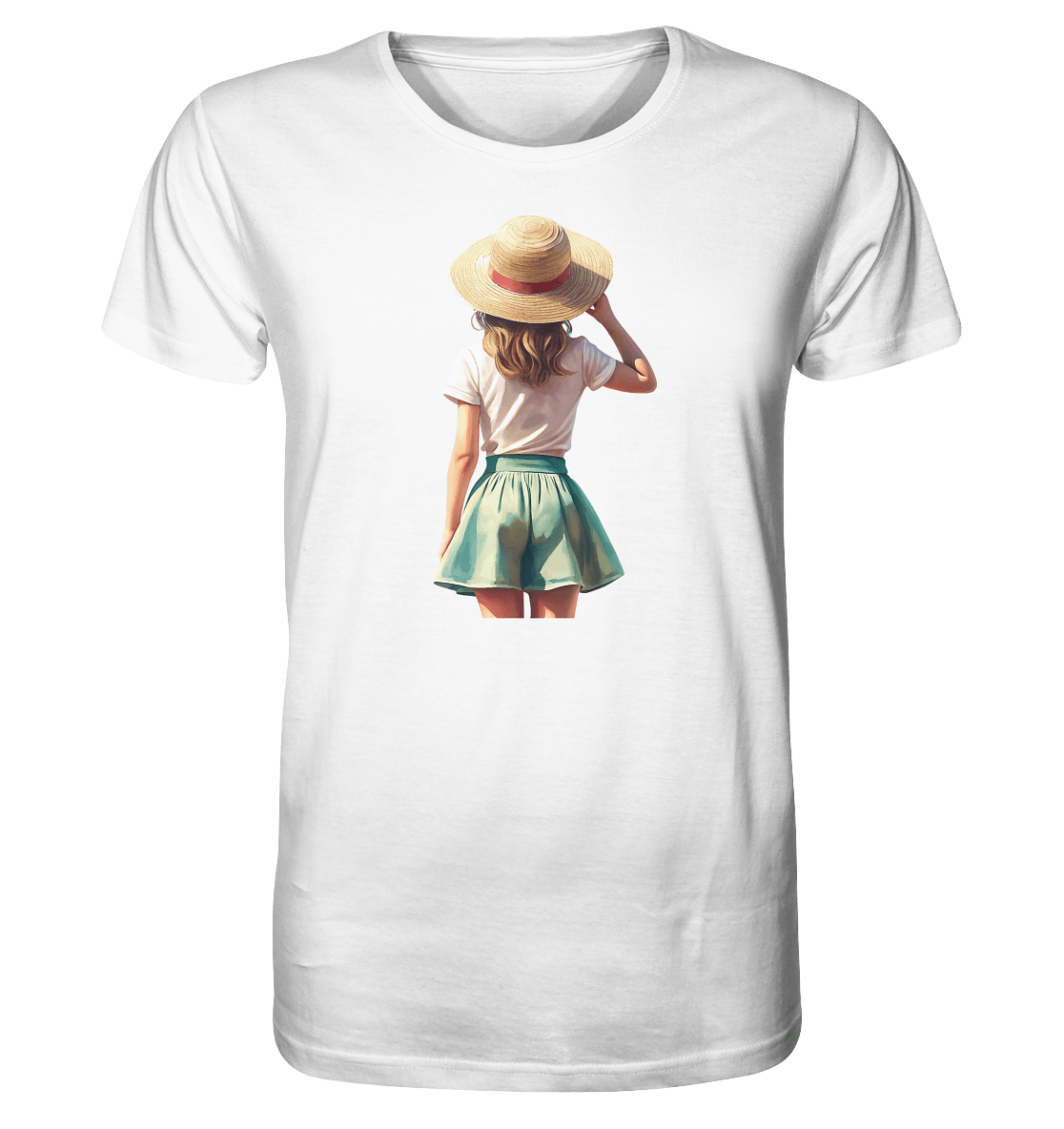 Summer Girl - Organic Basic Shirt - ArtfulShenwyn