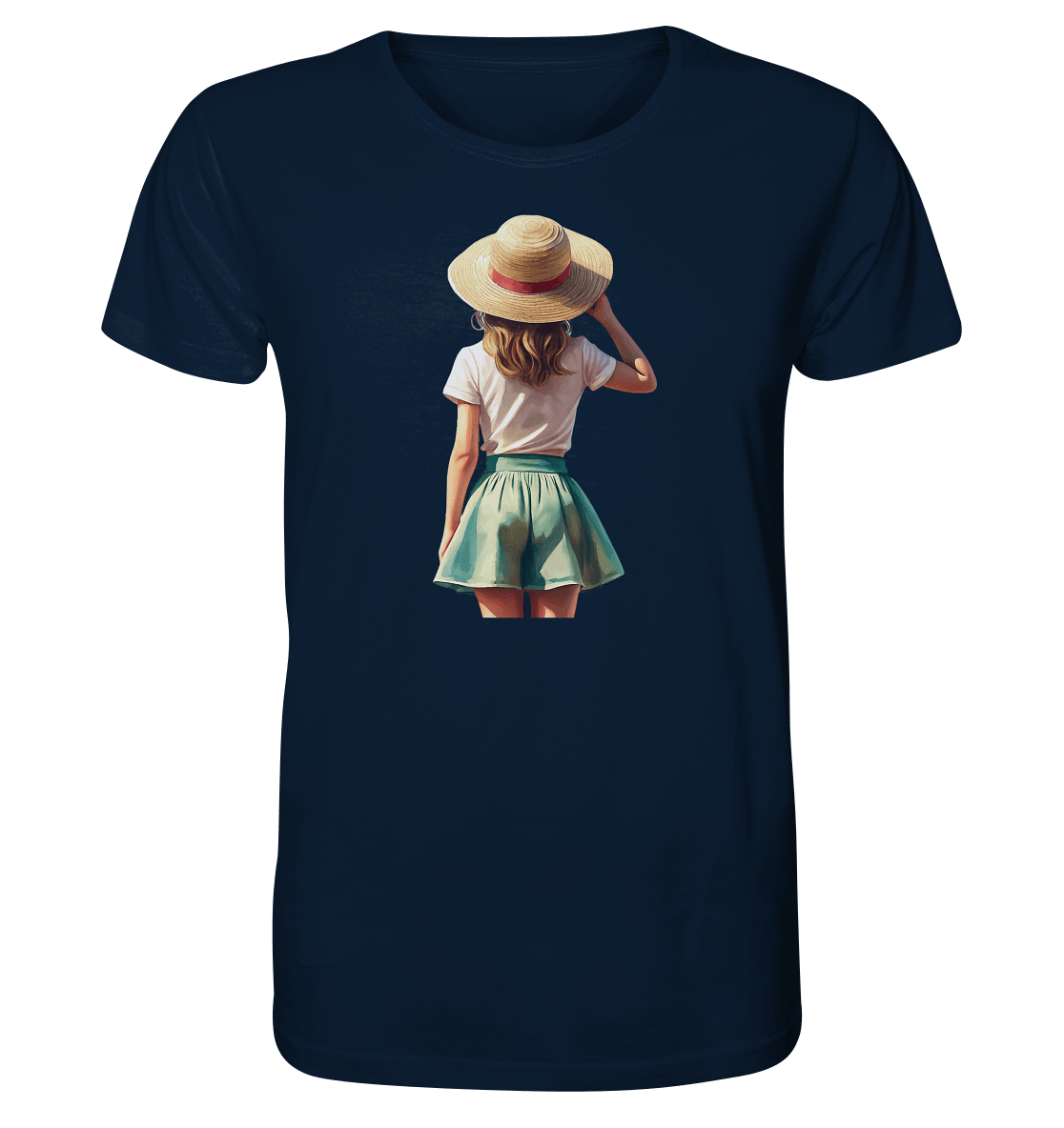 Summer Girl - Organic Basic Shirt - ArtfulShenwyn