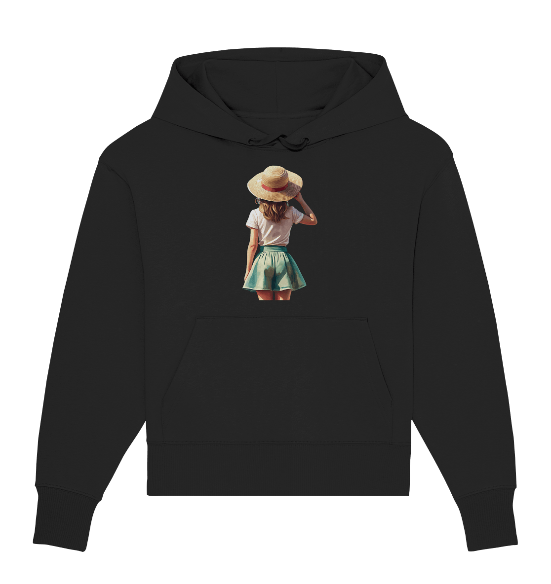 Summer Girl - Organic Oversize Hoodie - ArtfulShenwyn