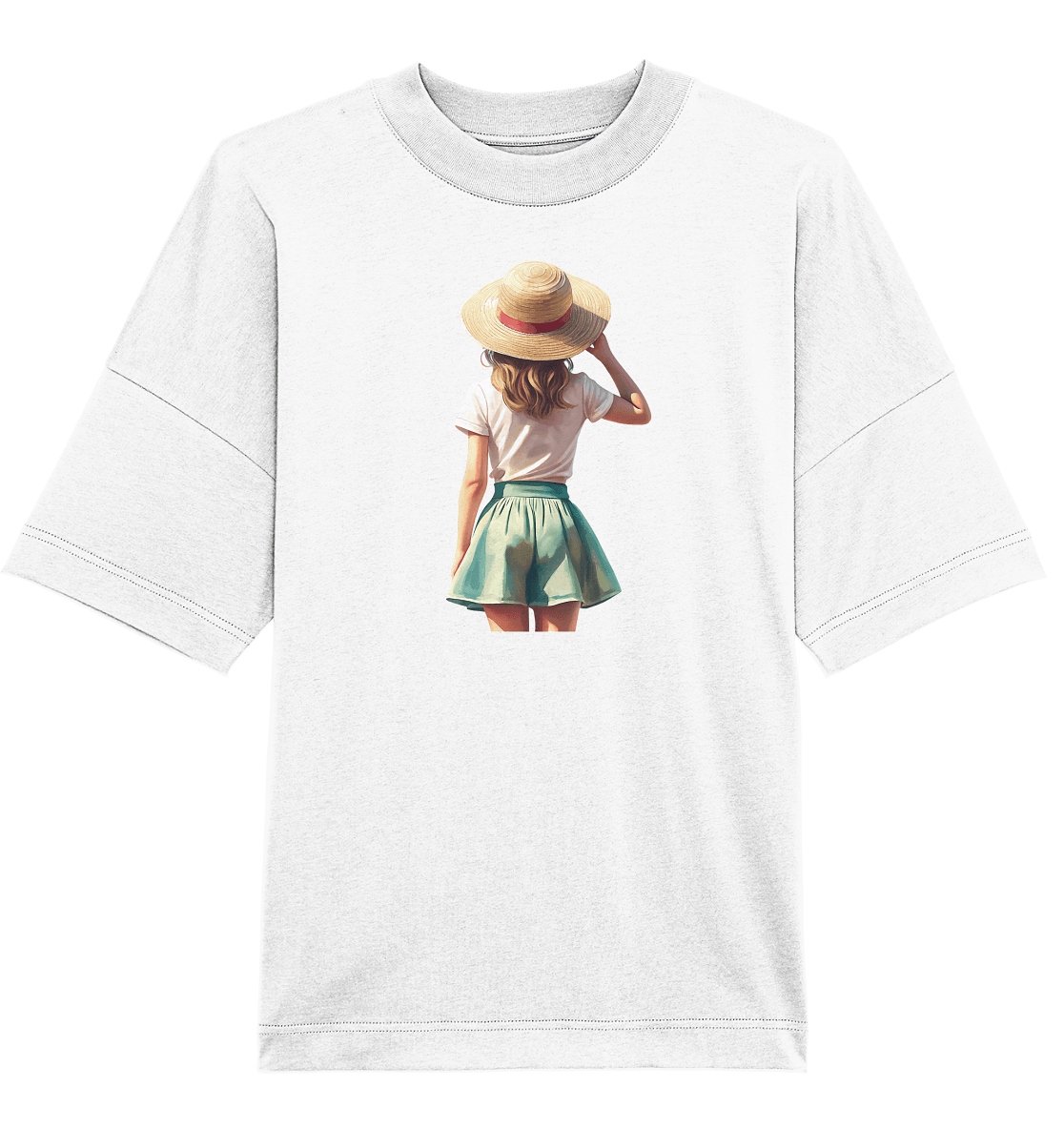 Summer Girl - Organic Oversize Shirt - ArtfulShenwyn