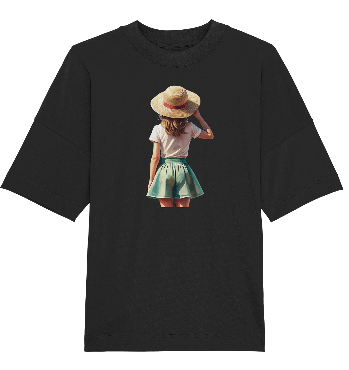 Summer Girl - Organic Oversize Shirt - ArtfulShenwyn