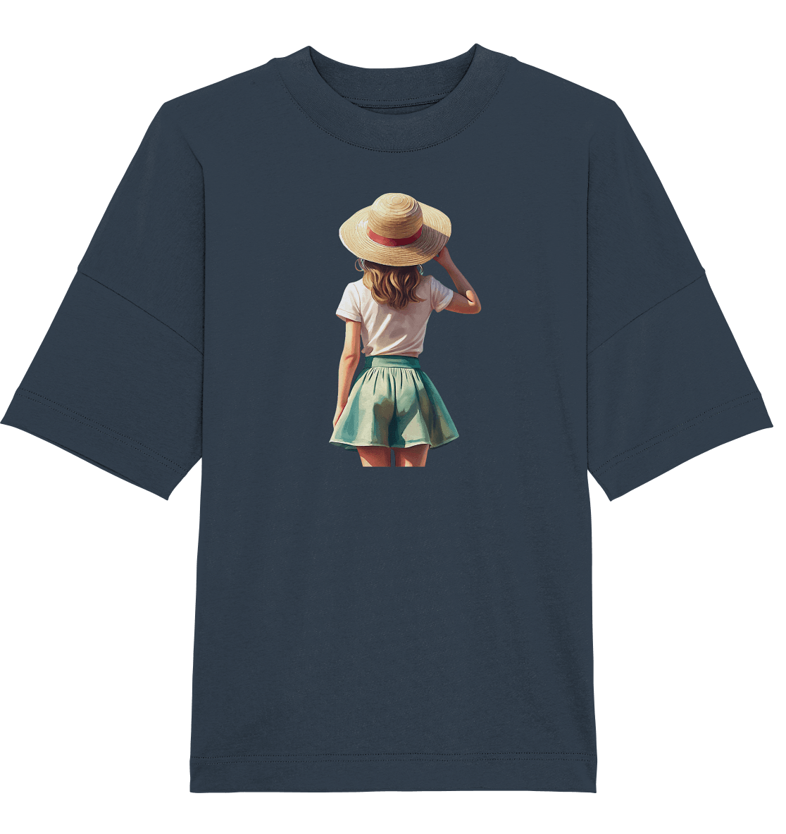 Summer Girl - Organic Oversize Shirt - ArtfulShenwyn