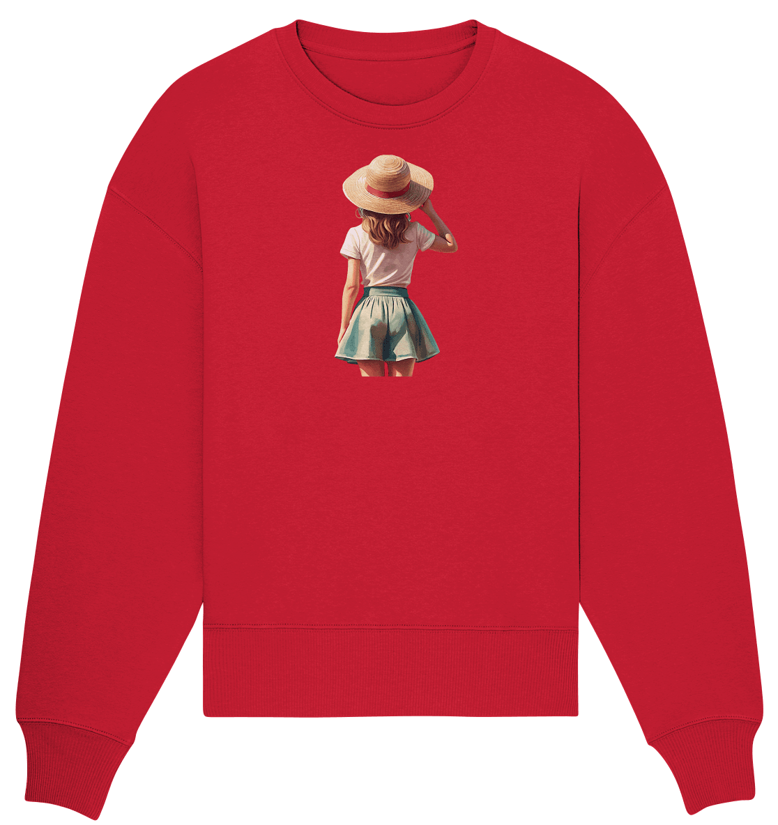 Summer Girl - Organic Oversize Sweatshirt - ArtfulShenwyn