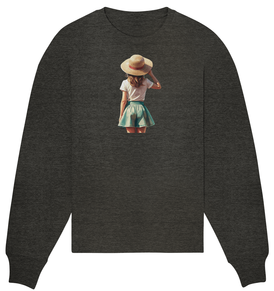 Summer Girl - Organic Oversize Sweatshirt - ArtfulShenwyn