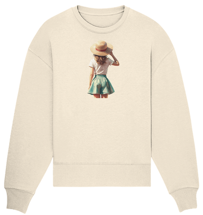 Summer Girl - Organic Oversize Sweatshirt - ArtfulShenwyn