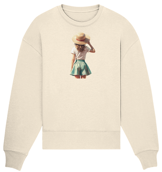 Summer Girl - Organic Oversize Sweatshirt - ArtfulShenwyn