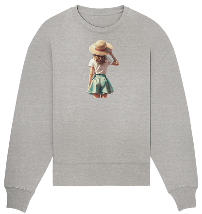 Summer Girl - Organic Oversize Sweatshirt - ArtfulShenwyn