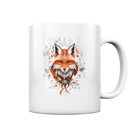 Weiße Tasse, Mystic Aesthetic Fox - ArtfulShenwyn