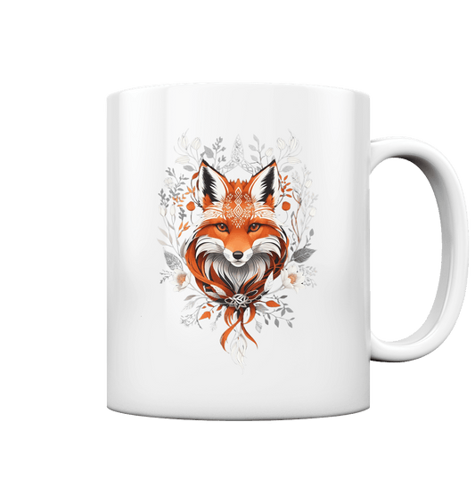 Weiße Tasse, Mystic Aesthetic Fox - ArtfulShenwyn