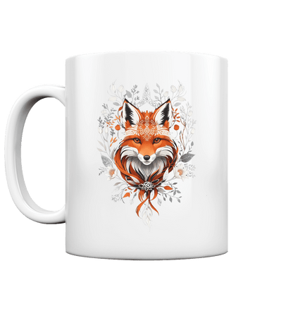 Weiße Tasse, Mystic Aesthetic Fox - ArtfulShenwyn