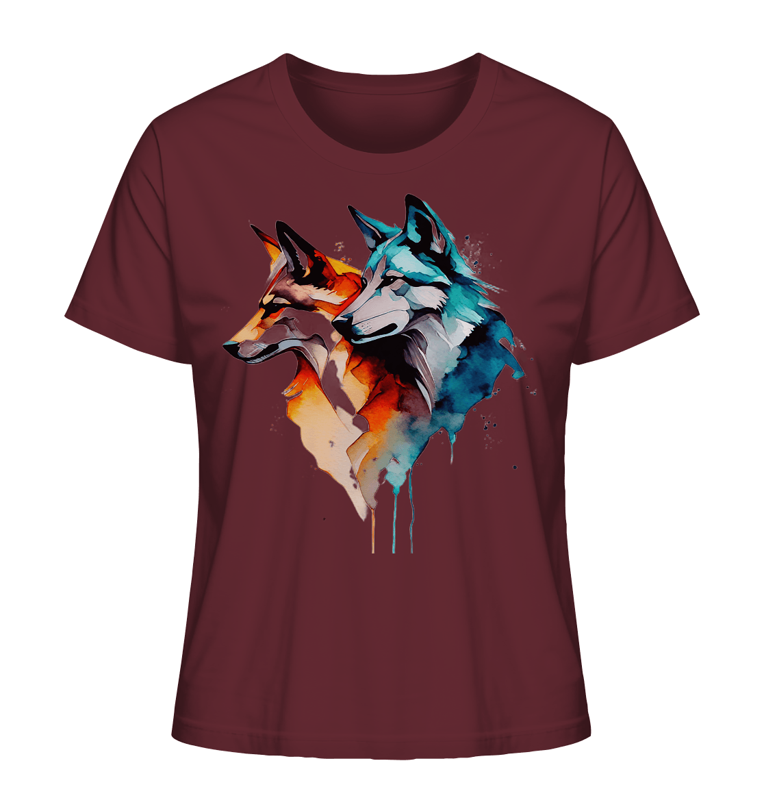 Wölfe - Ladies Organic Shirt - ArtfulShenwyn