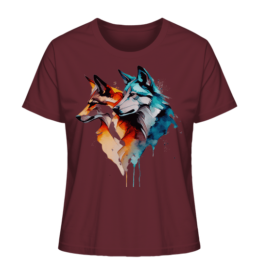 Wölfe - Ladies Organic Shirt - ArtfulShenwyn