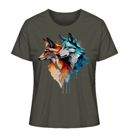 Wölfe - Ladies Organic Shirt - ArtfulShenwyn