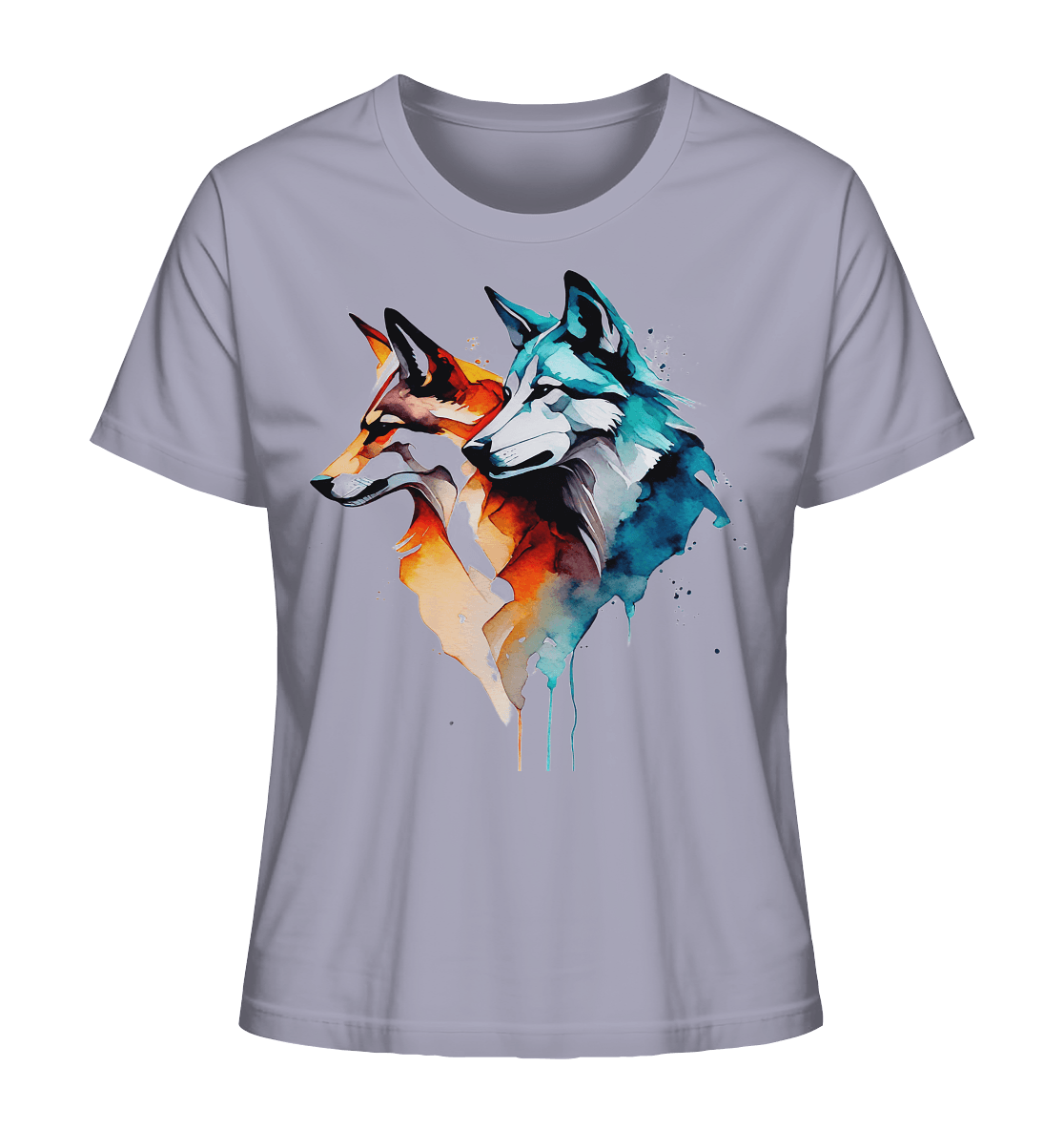 Wölfe - Ladies Organic Shirt - ArtfulShenwyn