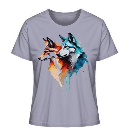 Wölfe - Ladies Organic Shirt - ArtfulShenwyn