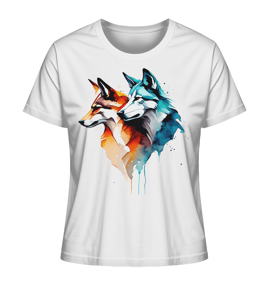 Wölfe - Ladies Organic Shirt - ArtfulShenwyn