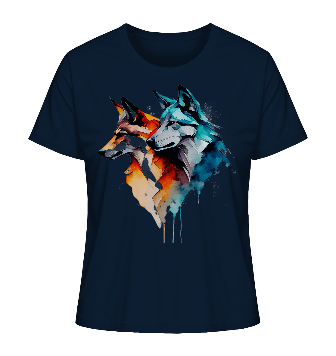 Wölfe - Ladies Organic Shirt - ArtfulShenwyn