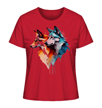 Wölfe - Ladies Organic Shirt - ArtfulShenwyn