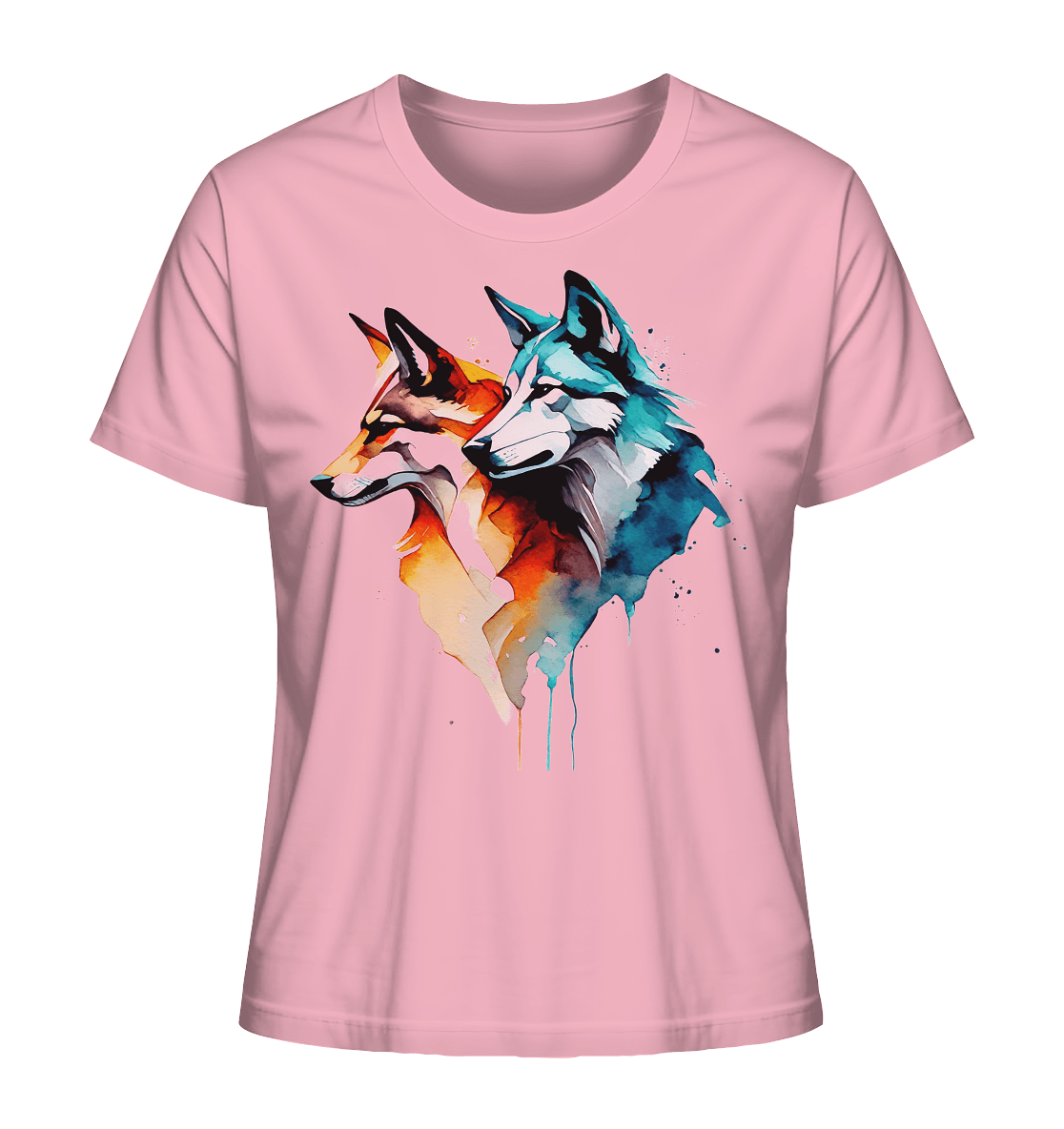 Wölfe - Ladies Organic Shirt - ArtfulShenwyn