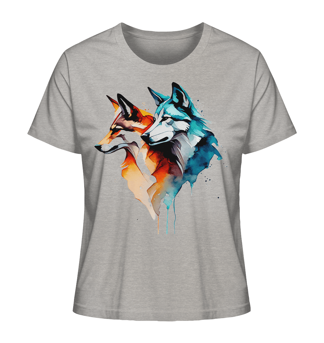 Wölfe - Ladies Organic Shirt - ArtfulShenwyn