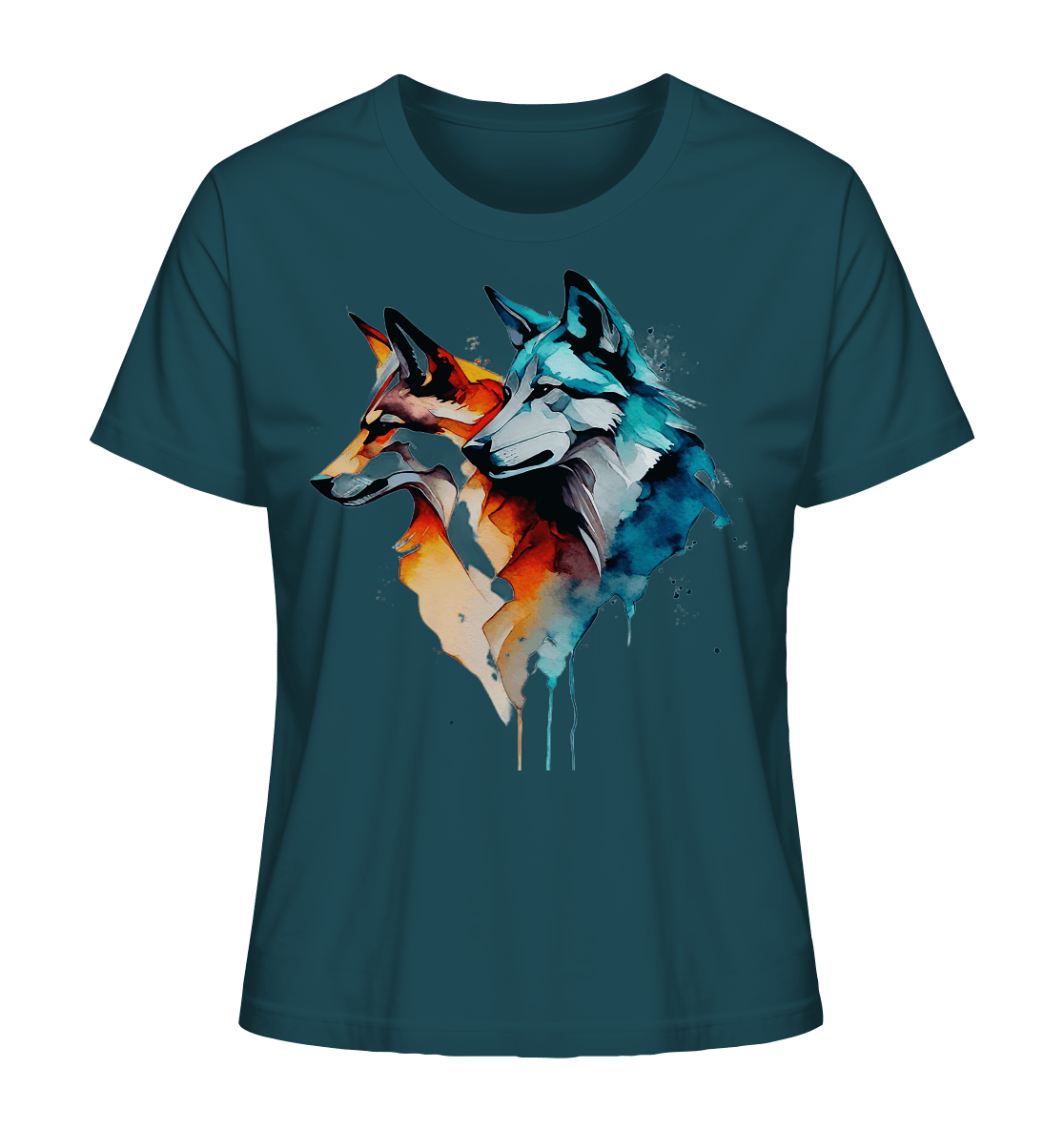 Wölfe - Ladies Organic Shirt - ArtfulShenwyn