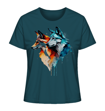 Wölfe - Ladies Organic Shirt - ArtfulShenwyn