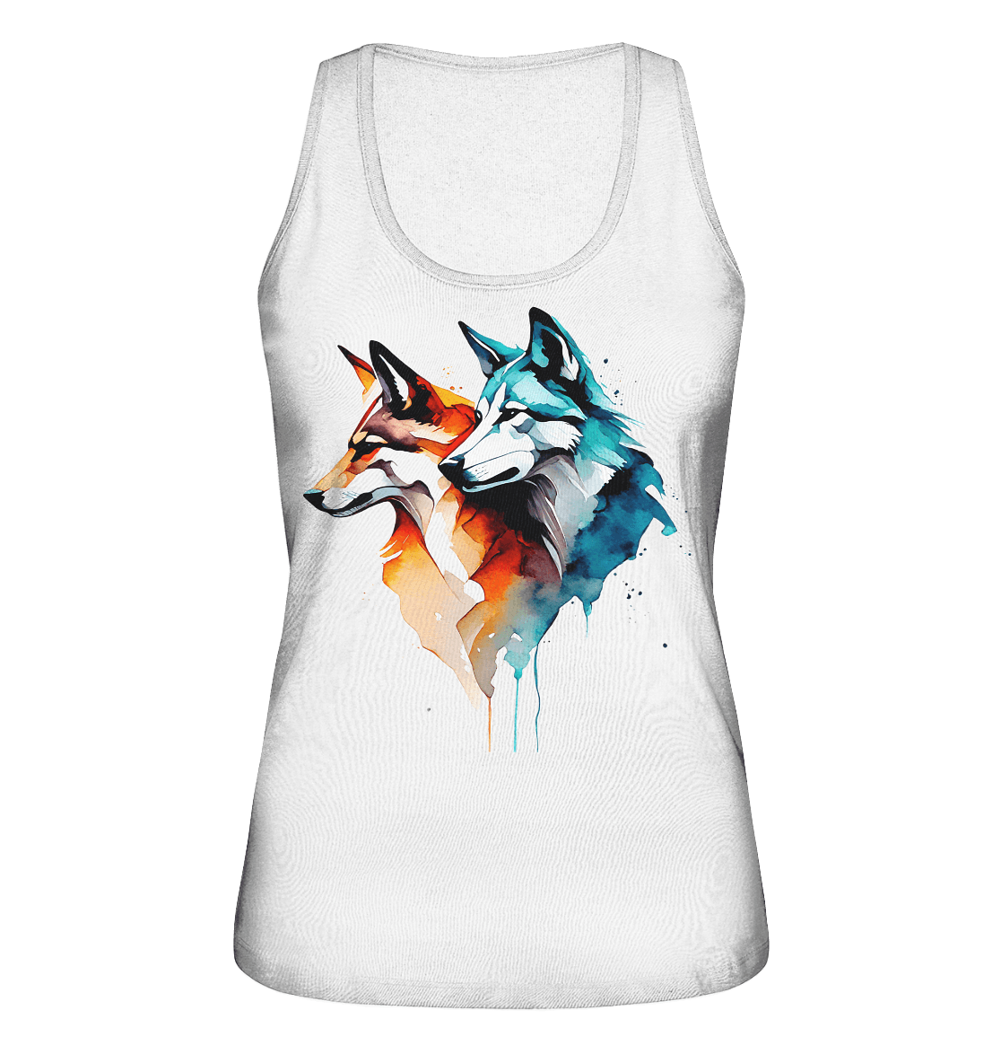 Wölfe - Ladies Organic Tank-Top - ArtfulShenwyn